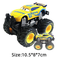 Disney Pixar Cars Lightning McQueen SUV Black Storm Jackson Cruz Mater Big wheel Offroad Metal Cars Toy Kids Christmas Gifts EzBuyCo