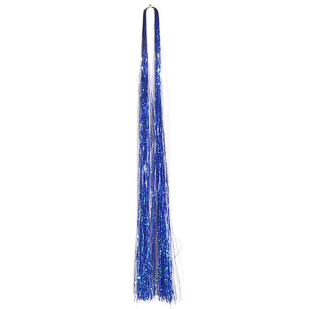 1PC Glitter Tinsel Shiny Fairy Hair Tinsel Sparkling Tinsel for Women Girls Hair Accessories for Cosplay Party