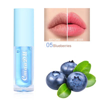 Hydrating Lip Oil-Berry Involved Moisturizing Clear Lip Gloss Plumping Non-Sticky Lip Care High Shine Finish Nourishing Fruit E