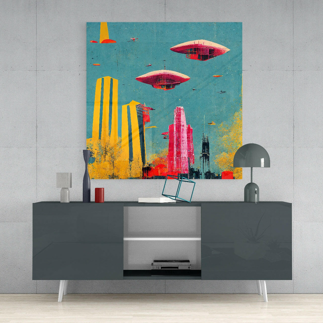 Insigneart USA Insigneart USA Future Glass Wall Art || Designers Collection