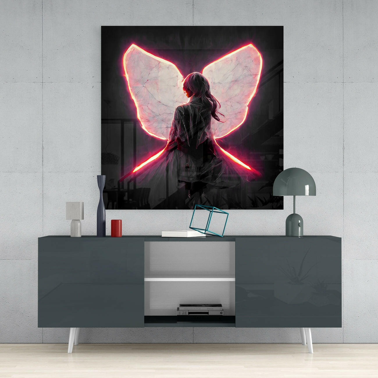 Insigneart USA Insigneart USA Me Flying Glass Wall Art || Designer Collection