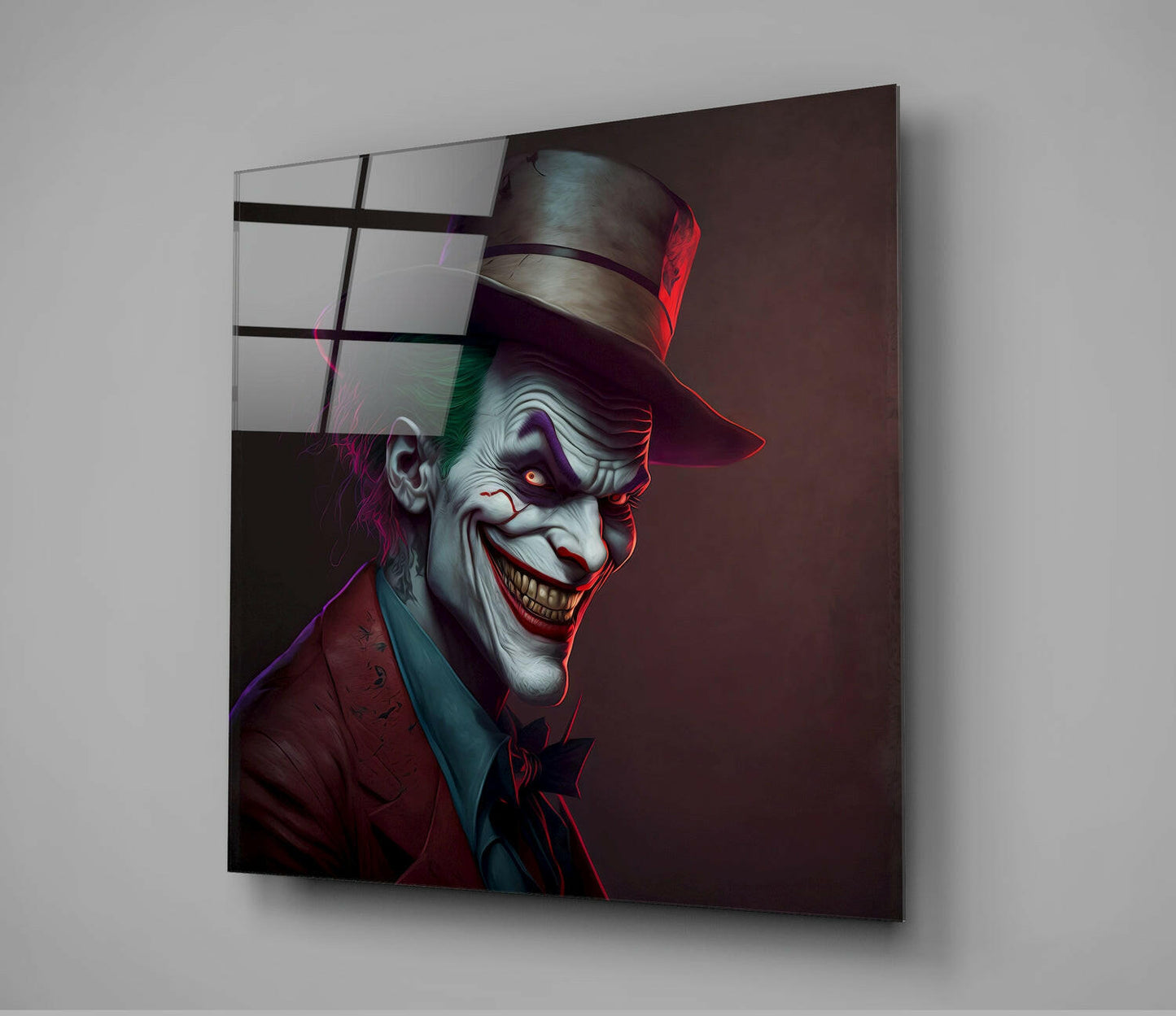Insigneart USA Insigneart USA Joker Glass Wall Art || Designer Collection