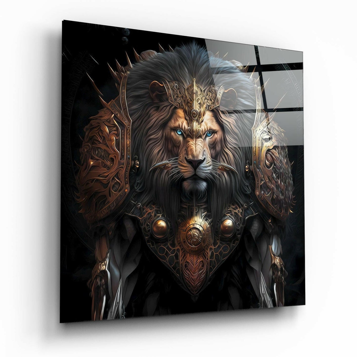 Insigneart USA Insigneart USA Lion King Glass Wall Art || Designer Collection