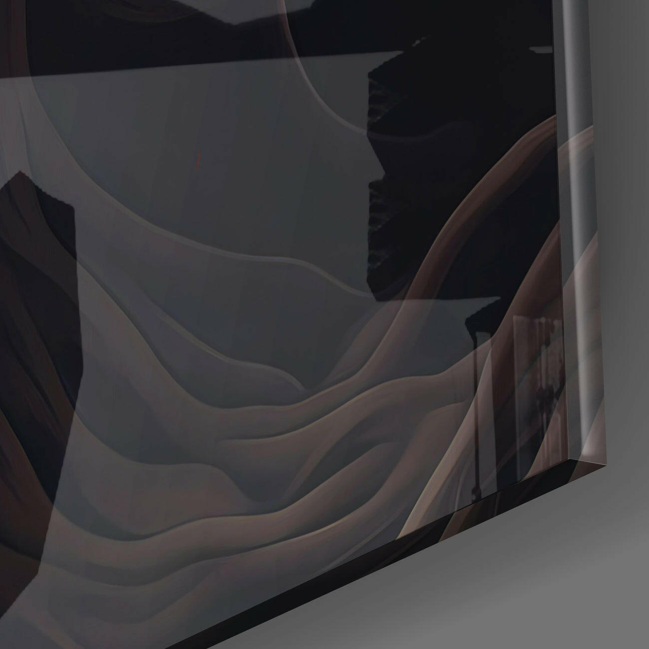 The Wrath of the Woman Glass Wall Art || Designer Collection