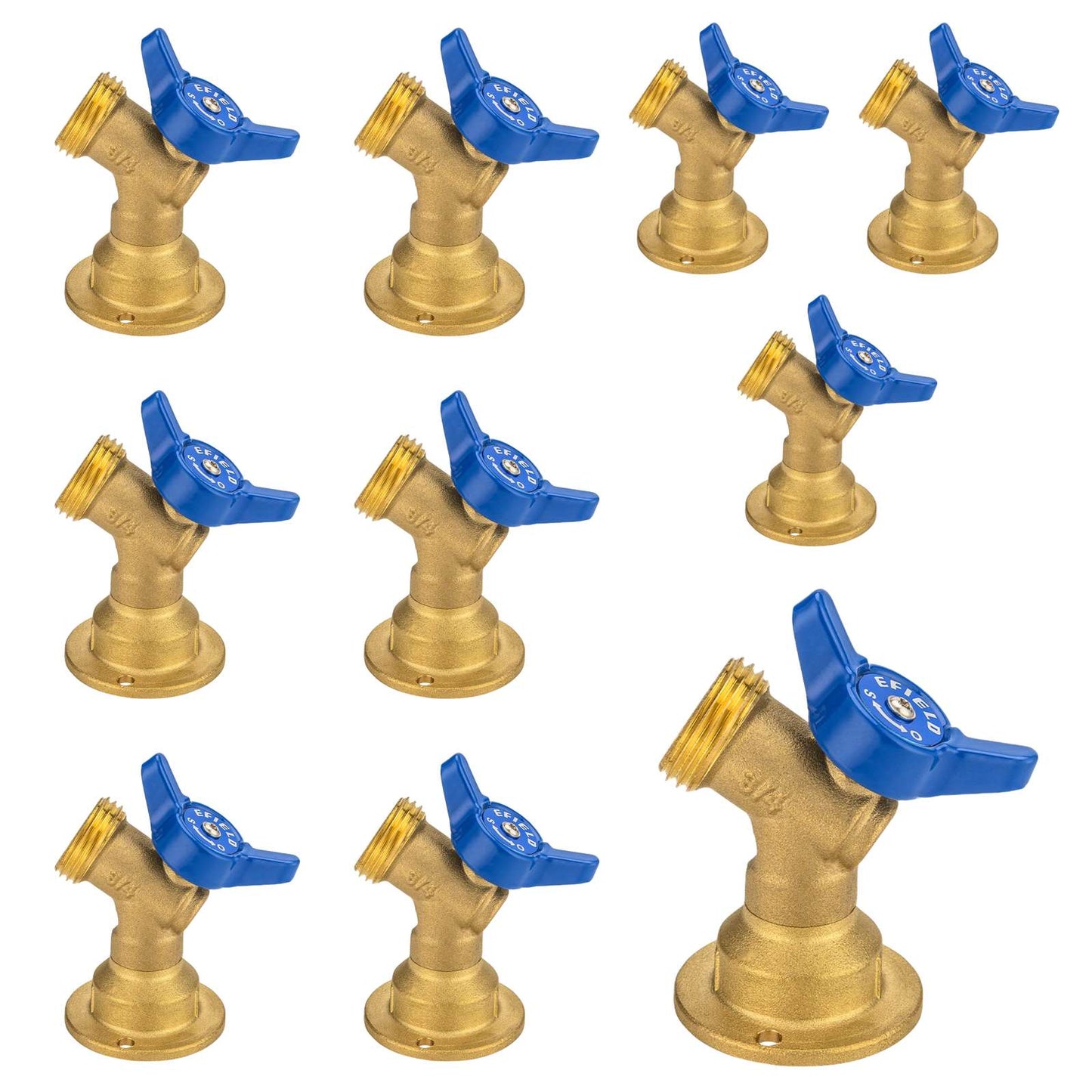 10 Pcs 3/4" FNPT x 3/4" NH Uni, FNPT Sillcock