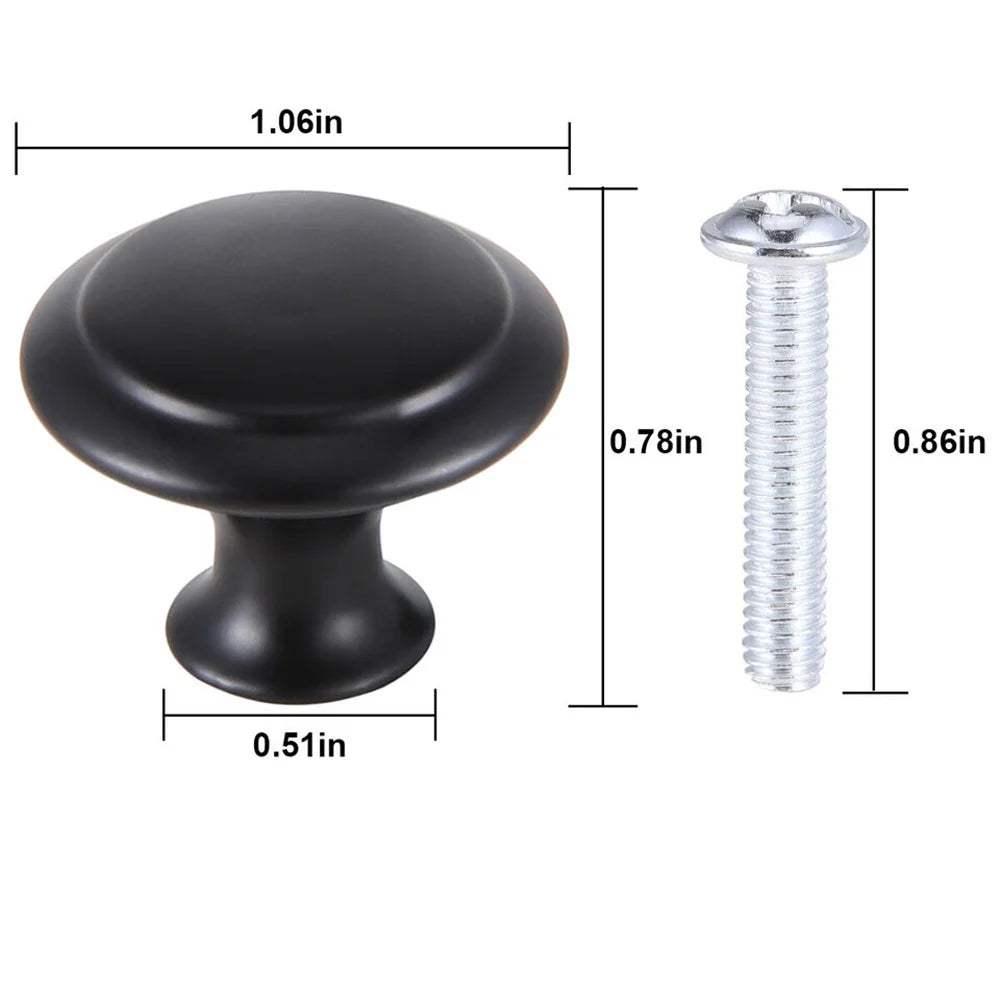30 Packs Cabinet Door Knobs Stainless Steel Handles Kitchen Cupboard Drawer Pull Bathroom Fashion-Furniture Hardware-Accessories
