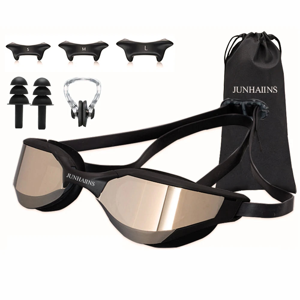 Swimming Goggles Glasses,Professional Anti Fog No Leaking UV Protection Racing Swim Goggles For Women Men Adult Youth