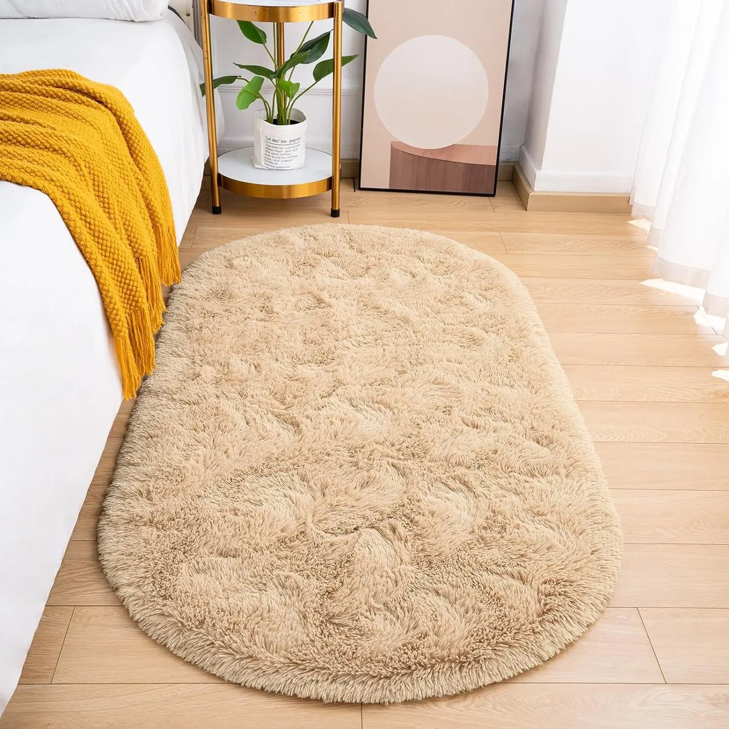 Luxury Velvet Fluffy Carpet Soft Children Rugs Room Mat Modern Shaggy Area Rug for Bedroom Bedside Home Decor