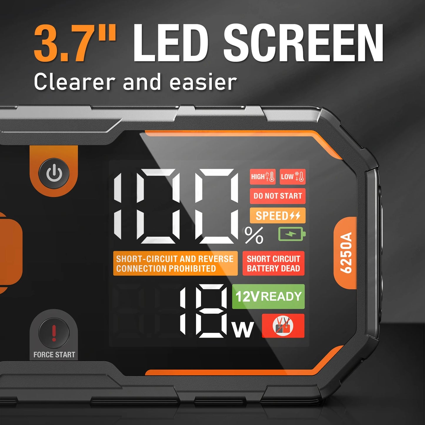 Car 6000A Portable 12V Jump Starter Power Bank 12V Auto Battery Charger Booster Starting Device