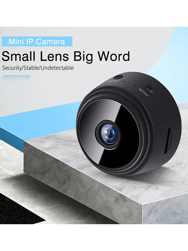 WiFi Mini IP Camera Night Vision 1080P HD Wireless IP Camera Motion Detection Wireless Security Camera Rechargeable for Indoor