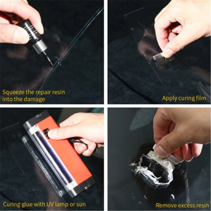 DIY Car Windshield Cracked Repair Tool Upgrade Auto Glass Nano Repair Fluid Windscreen Scratch Crack Restore Auto Window Repair