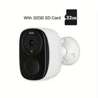 2K/3MP wireless outdoor security Camera 5200 mah battery powered PIR body detection night vision with spotlight two-way call