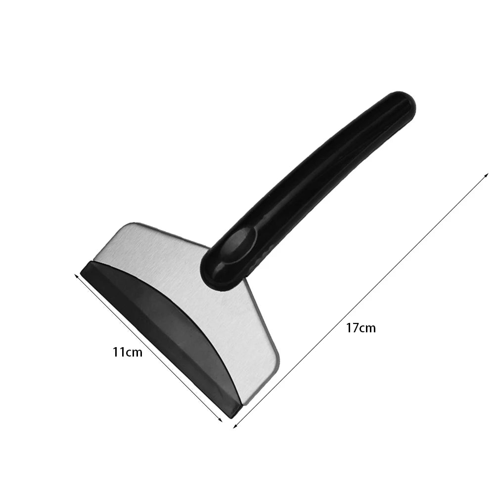 1-5PCS Snow Removal Scraper Portable Windshield Ice Scraper Stainless Steel Frost Removal Tool For Car Window Snow Cleaning Tool