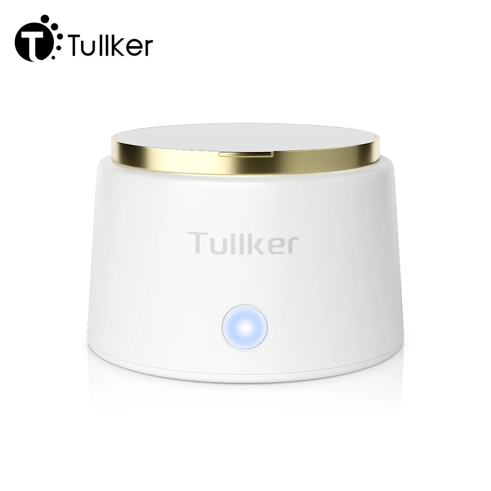 Tullker Household Ultrasonic Retainer Cleaner for Denture Jewelry Braces Cleaning with UV Light