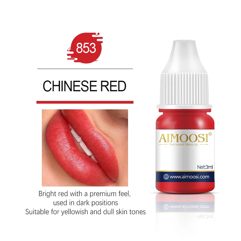 Tattoo Ink Nano Pigment Milkly Colors For Semi Permanent MakeUp Sets Tint Eyebrow Eyeliner Lips Beauty 3ml Microblading Pigments