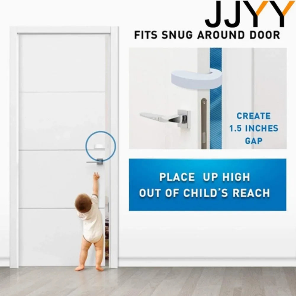 JJYY Baby Cartoon Door Card 4pcs SetFinger Protector Kids Safety Door Stopper ClipSecurity