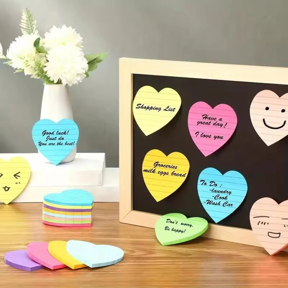 240pcs 8 Colors Sticky Notes 76x76mm Paper Memo Stickers Self-Sticky Message Note Pads Creative Stationery Student Rewards