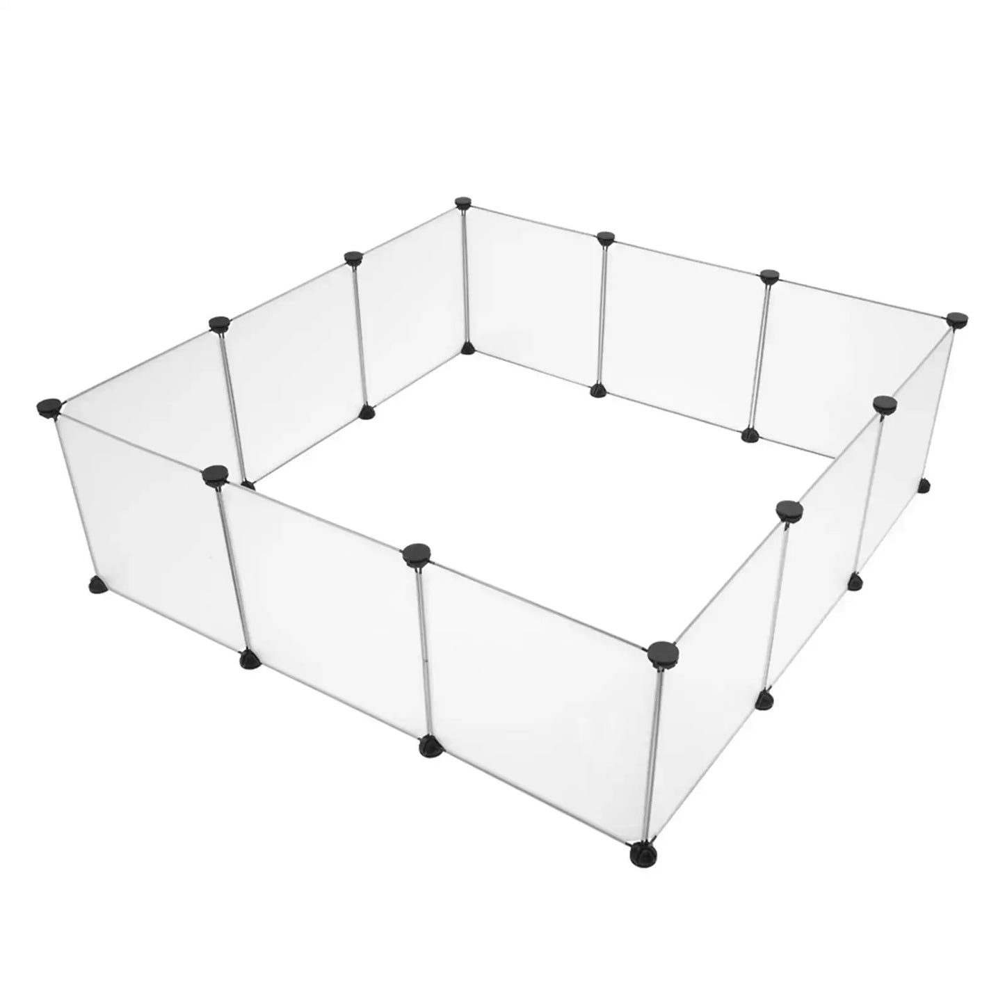 Portable Large Pet Playpen - Plastic Yard Fence for Small Animals & Puppies, Outdoor Dog Crate Tent