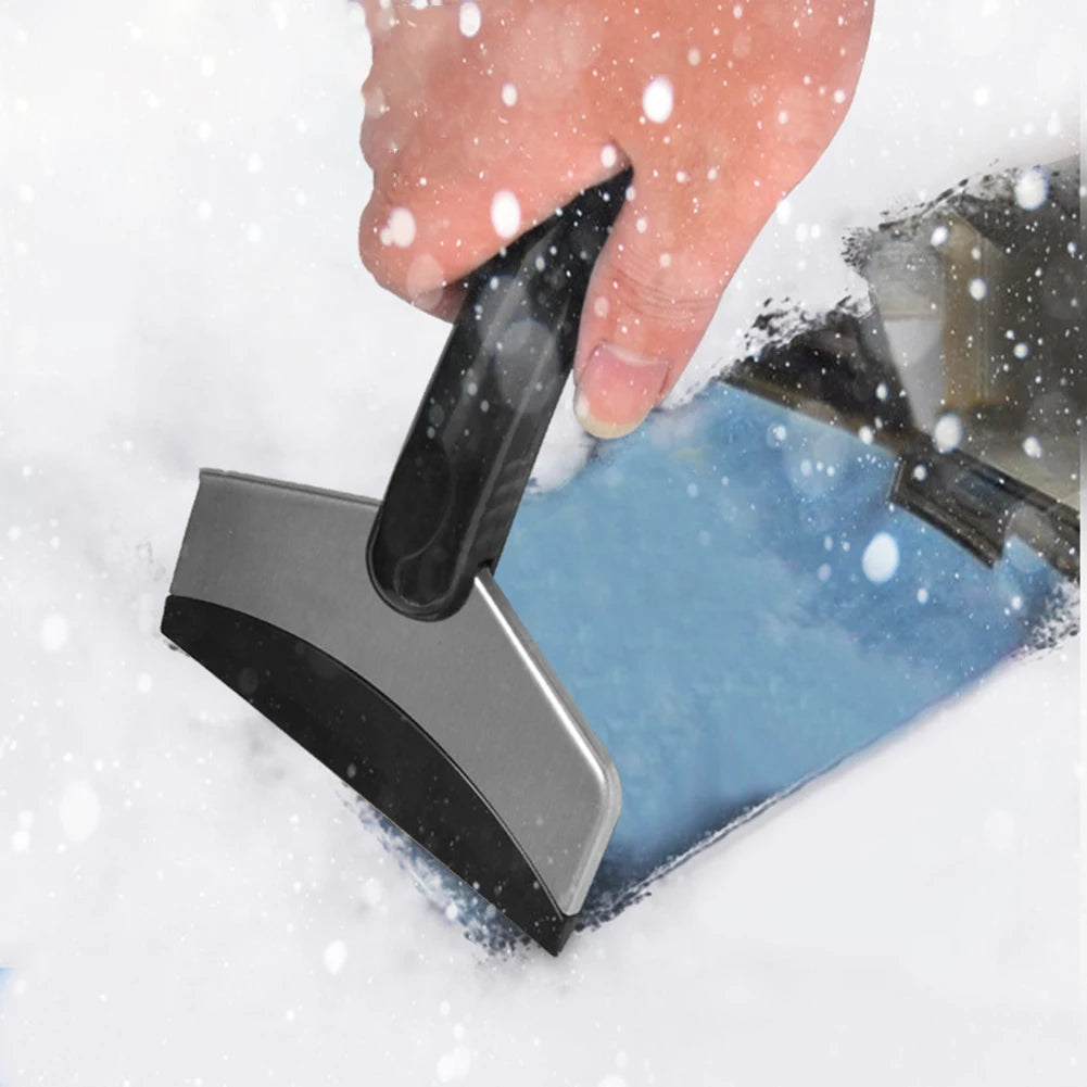 1-5PCS Snow Removal Scraper Portable Windshield Ice Scraper Stainless Steel Frost Removal Tool For Car Window Snow Cleaning Tool