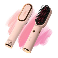 KIPOZI Hair Dryer Brush Negative lon 3 In 1 Hot Air Dryer Styler and Volumizer Pro Hair Straightener Curler Blow Dryer Brush