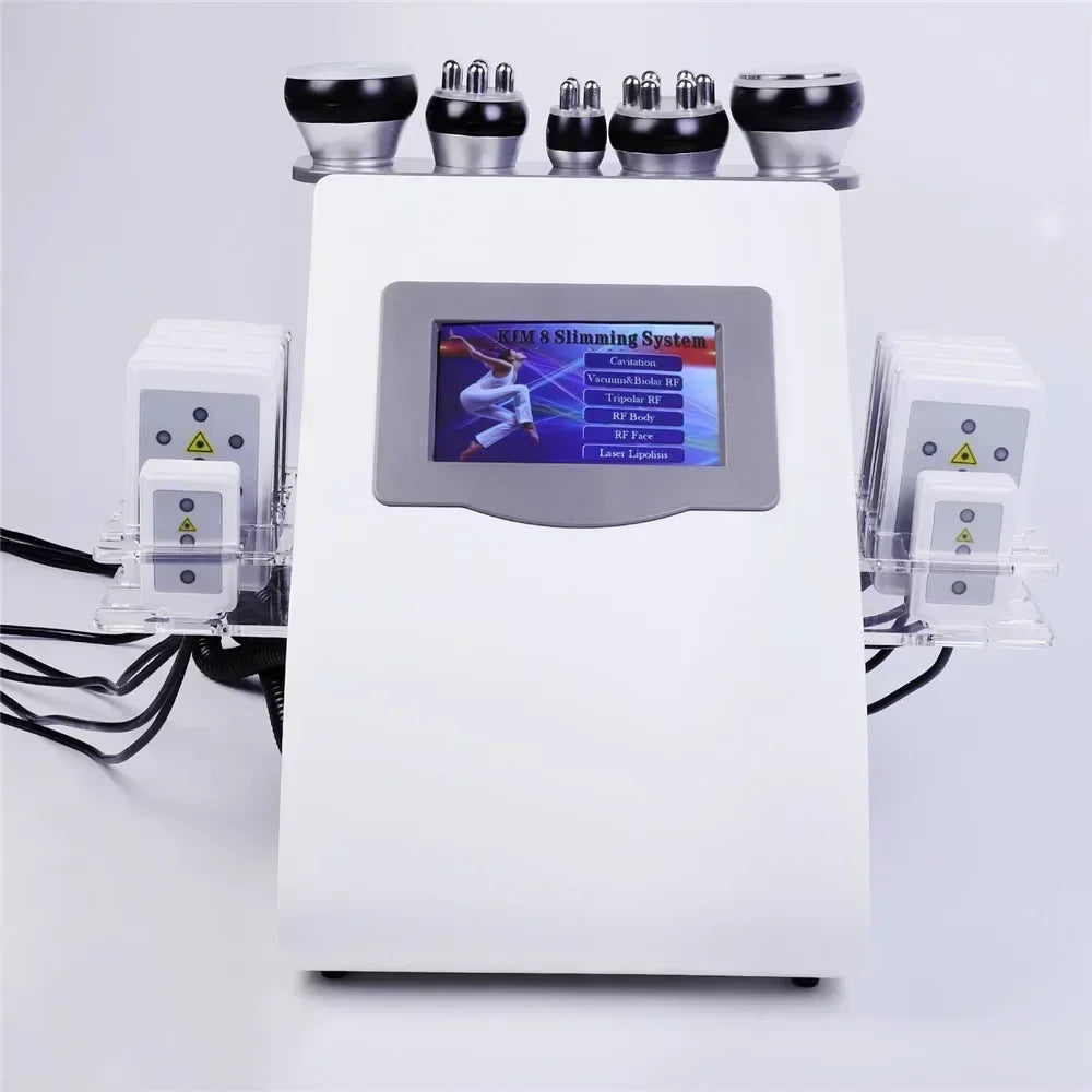 RF Tool 40K Cavitation Ultrasonic Body Slimming Machine Multi-Polar Anti-Wrinkle Rejuvenation Skin Lift Tighten