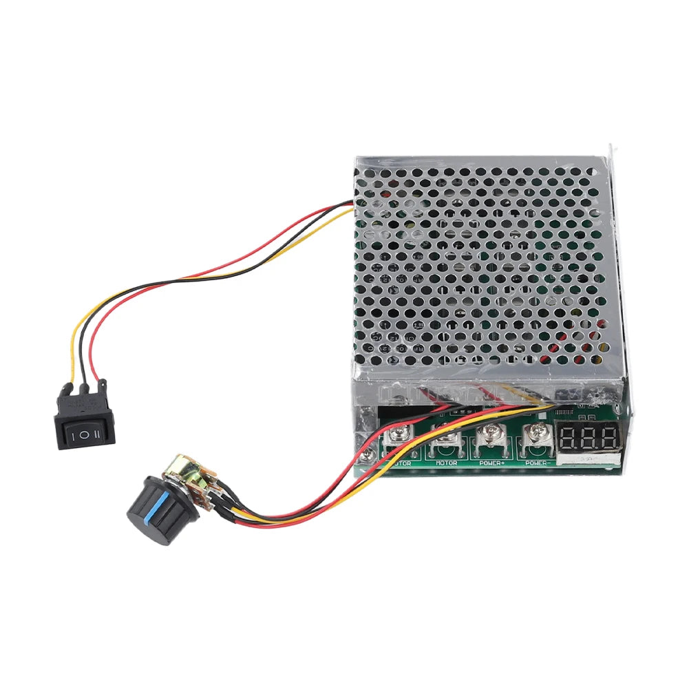 PWM DC Motor Speed Controller DC 10-55V Regulating Current DC Speed Controller 12V 24V 48V Forward/Reverse Electronic Components