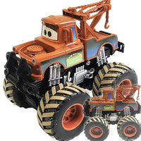 Disney Pixar Cars Lightning McQueen SUV Black Storm Jackson Cruz Mater Big wheel Offroad Metal Cars Toy Kids Christmas Gifts EzBuyCo