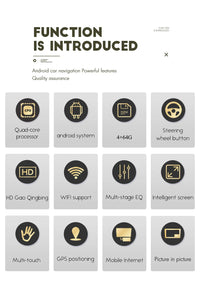 ESSGOO Car Radio Wireless Carplay Android Auto 2 Din 7"/9" GPS Navigator MP5 Player Glass Screen Wi-Fi FM BT Car Stereo