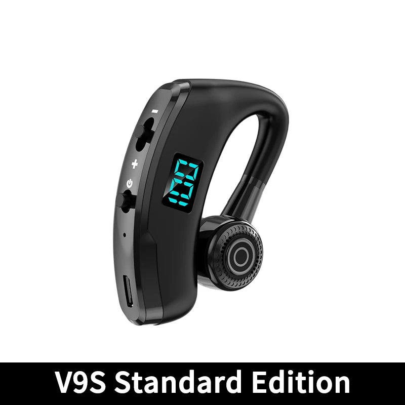 Гарячий продаж V8S/V9S Навушники Bluetooth 5.0 Бізнес Handsfree Бездротові навушники Стерео Водонепроникні спортивні навушники Haedset з мікрофоном