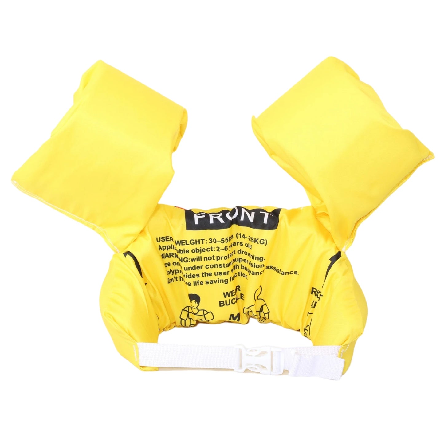 Kids Swim Vest Cartoon Water Wings Arm Floaties Children Life Vest Sea Pool Safety Swim Aid for Children Age 2 to 6 Years Old