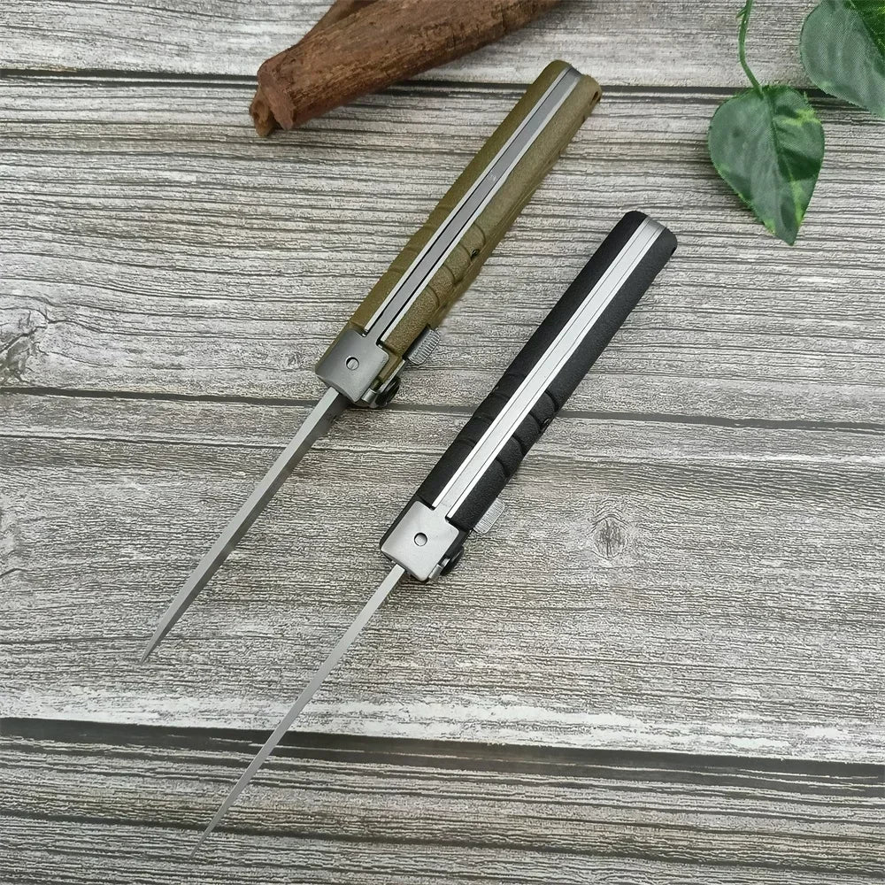 Tactical Outdoor EDC Survival Folding Knife 440C Steel Sharp Blade Durable Hunting Pocket Knife Camping Multi-purpose Tools