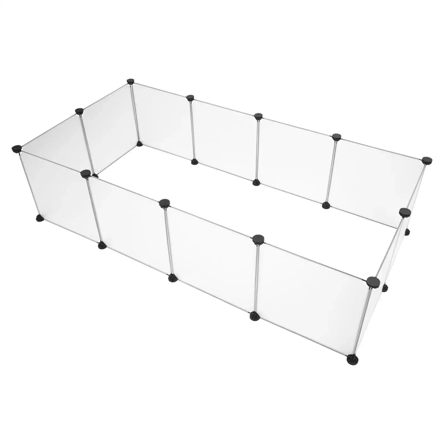 Portable Large Pet Playpen - Plastic Yard Fence for Small Animals & Puppies, Outdoor Dog Crate Tent