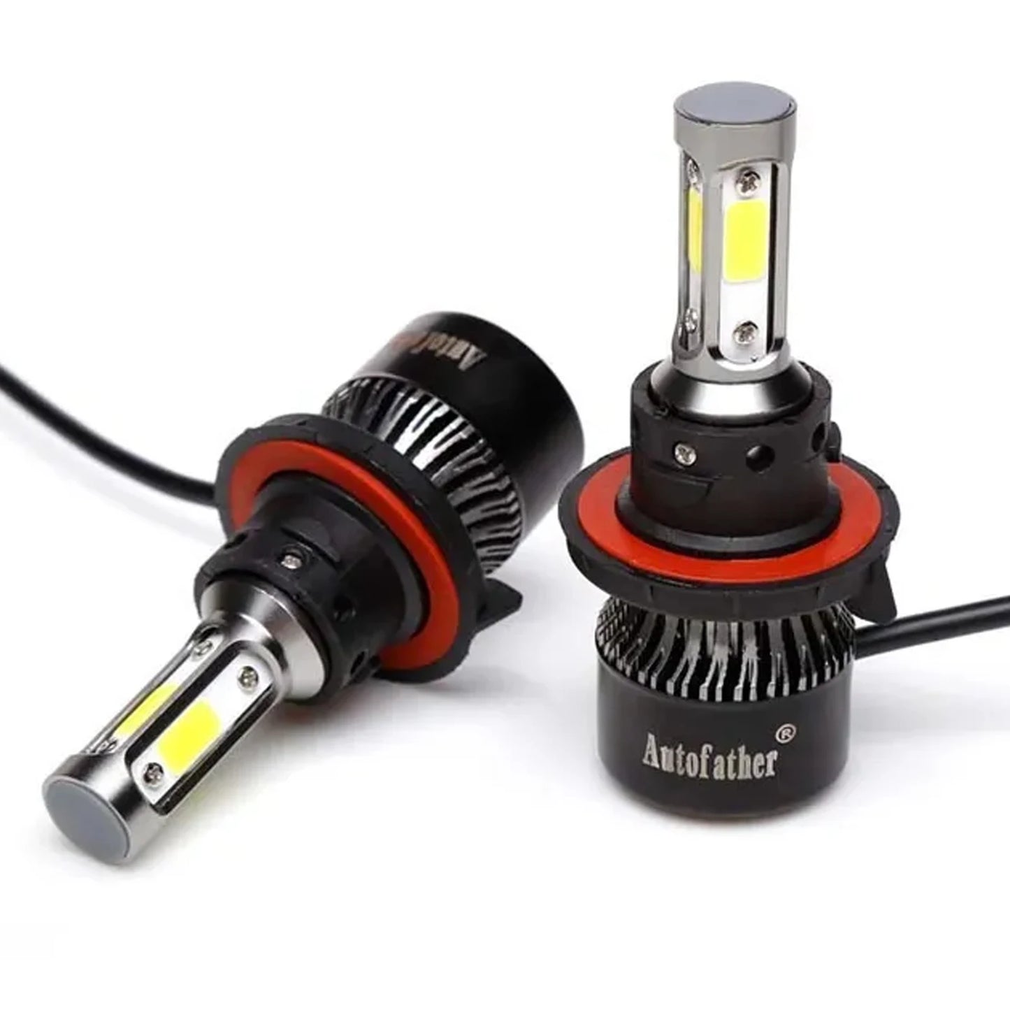 H13(9008) LED Headlight Bulbs Auto Conversion Kit Car Headlamps Replacement High Beam/Low Beam/Fog Light 6500K Super Bright
