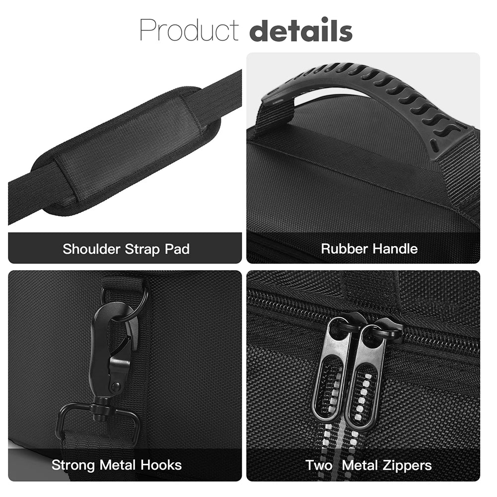 Portable Power Station Bag Waterproof Carrying Case Protective Case Multiple Pockets for Ecoflow River 2 Pro/Ecoflow River 2 Max