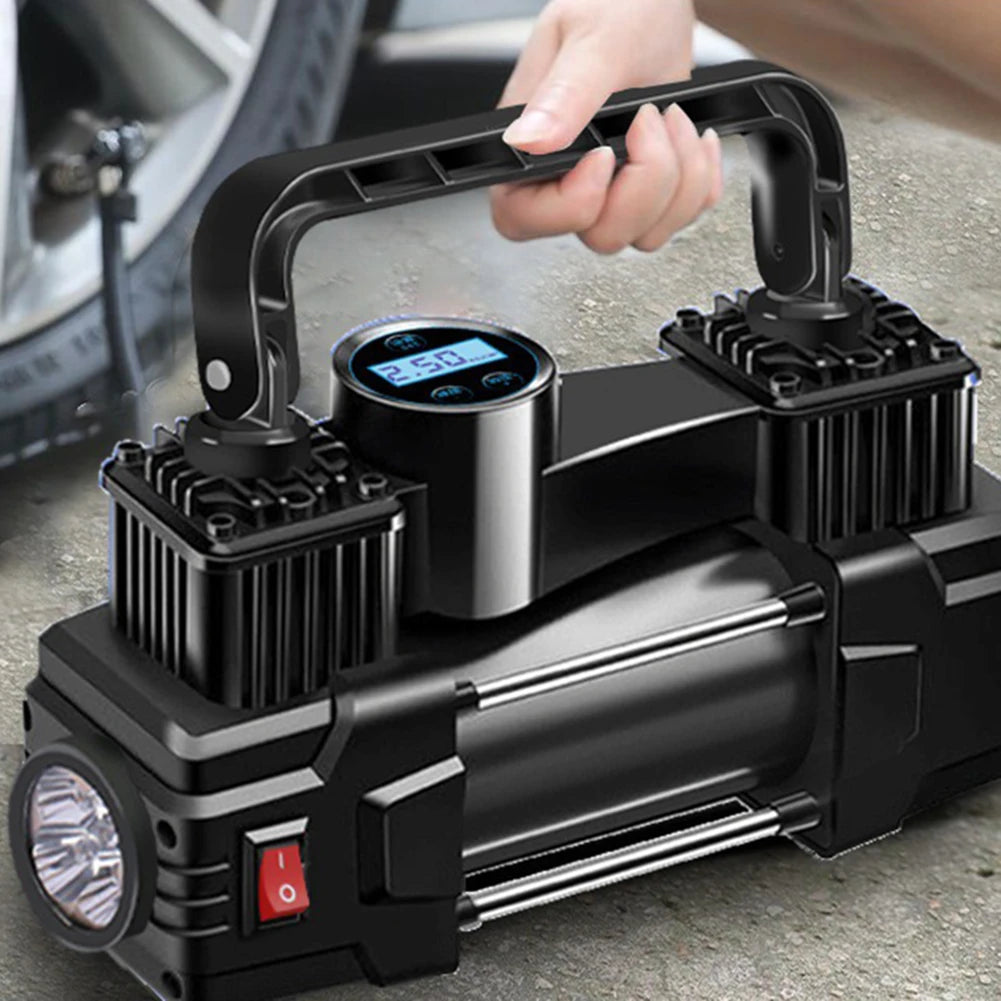 12V 150PSI Car Tire Pump Portable Auto Air Pump Digital Display Electric Car Tire Inflator Up To Vacuum Tire Pump for Auto