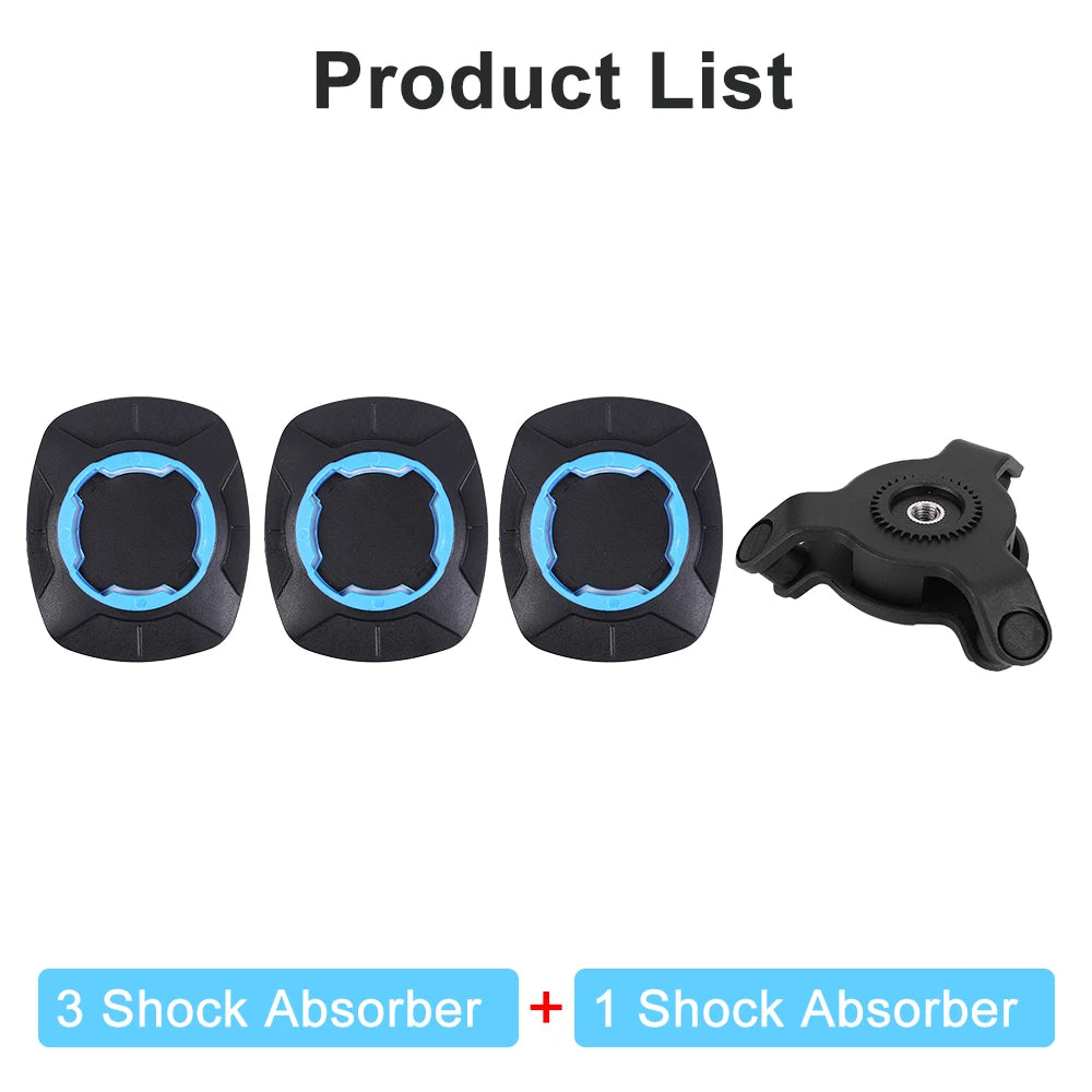 Motorcycle Handlebar Phone Holder 360°Bicycle Quad Lock Bracket Security Navigation Support Mount Moto Anti-Shock Phone Brackets