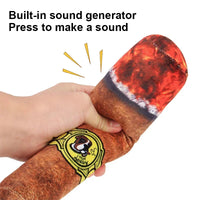 1pcs Pet Squeaky Toy Dog Joke Prank Toys Novelty Fake Cigarettes Cigar Vocalize Gift Funny Toy Dog Plush Toy Pet Training