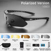 ROCKBROS Polarized Glasses Cycling Sunglasses Outdoor Sports Bicycle Sunglasses MTB Road 5 Lens Bike Glasses Accessory