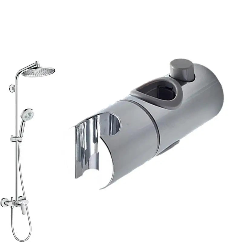 Universal ABS Adjustable Clamp Shower Head Holder Bracket Shower Slide Rail Bar Holder Bathroom Accessories Home Replacement