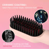 KIPOZI Hair Dryer Brush Negative lon 3 In 1 Hot Air Dryer Styler and Volumizer Pro Hair Straightener Curler Blow Dryer Brush