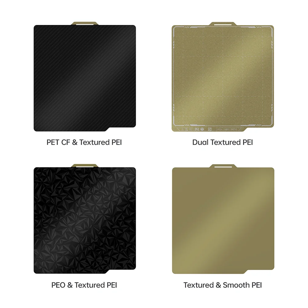 BIGTREETECH Panda Build Plate For Bambu Lab P1 A1 X1 A1 Mini Sheet Spring Steel PEI PEO PET CryoGrip Pro Honeycomb Houndstooth
