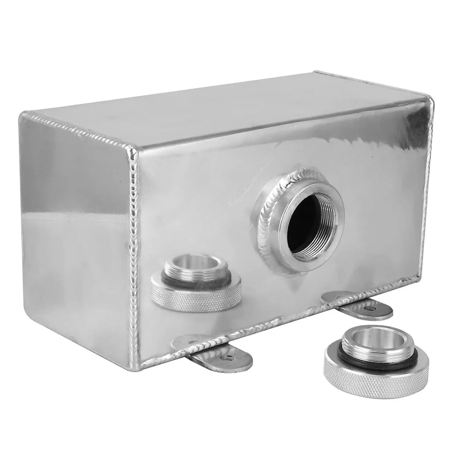 Universal Aluminium 2L Polished Intercooler Spray Car accessory Windscreen Washer Reservoir Bottle