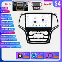 Hizpo 10.1 Carplay 4G 2Din Android 13 Car Radio for Jeep Grand Cherokee WK2 2014 -2022 Multimedia Video Player Autoradio GPS DSP