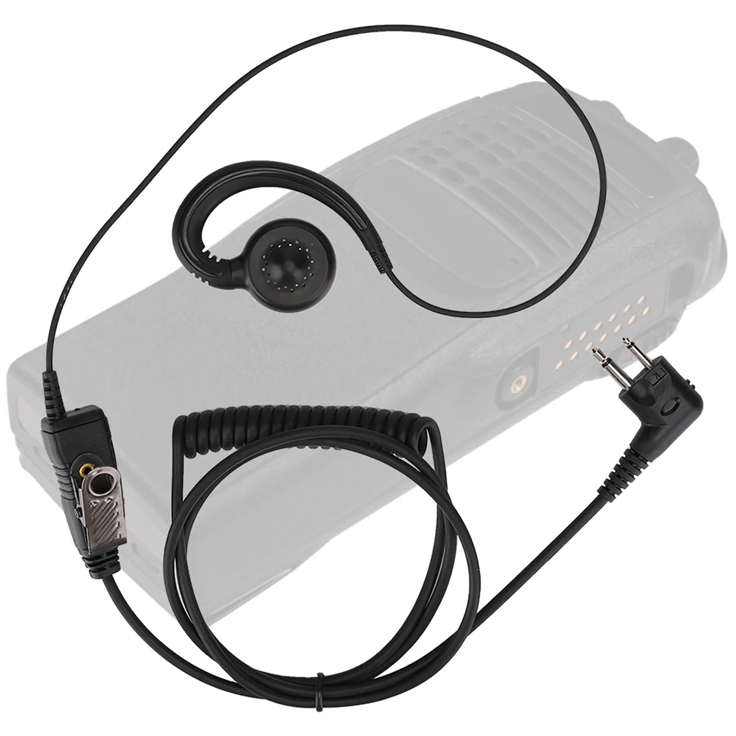 AEH3000-M1A Walkie Talkie Two Way Radio Black Headset Mic for Motorola Black Headset Two Way Radio Headset Walkie Talkie Headset
