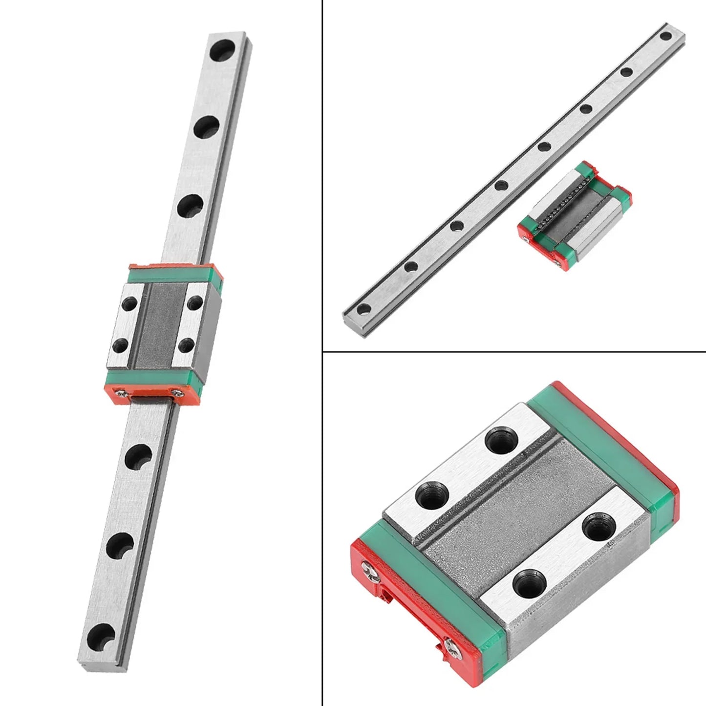 1pc LML9B Miniature Linear Rail Rail 150mm Width Slide Block Linear Rail Linear Rail Carriage Linear Motion Rail