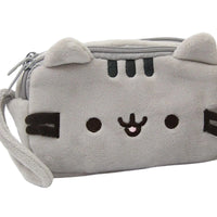 Plush Pencil Case Portable Pen Case Storage Pouch Purse Multipurpose Pencil Bag Cosmetic Bag Adorable Cat Pen Bag for Boys Girls