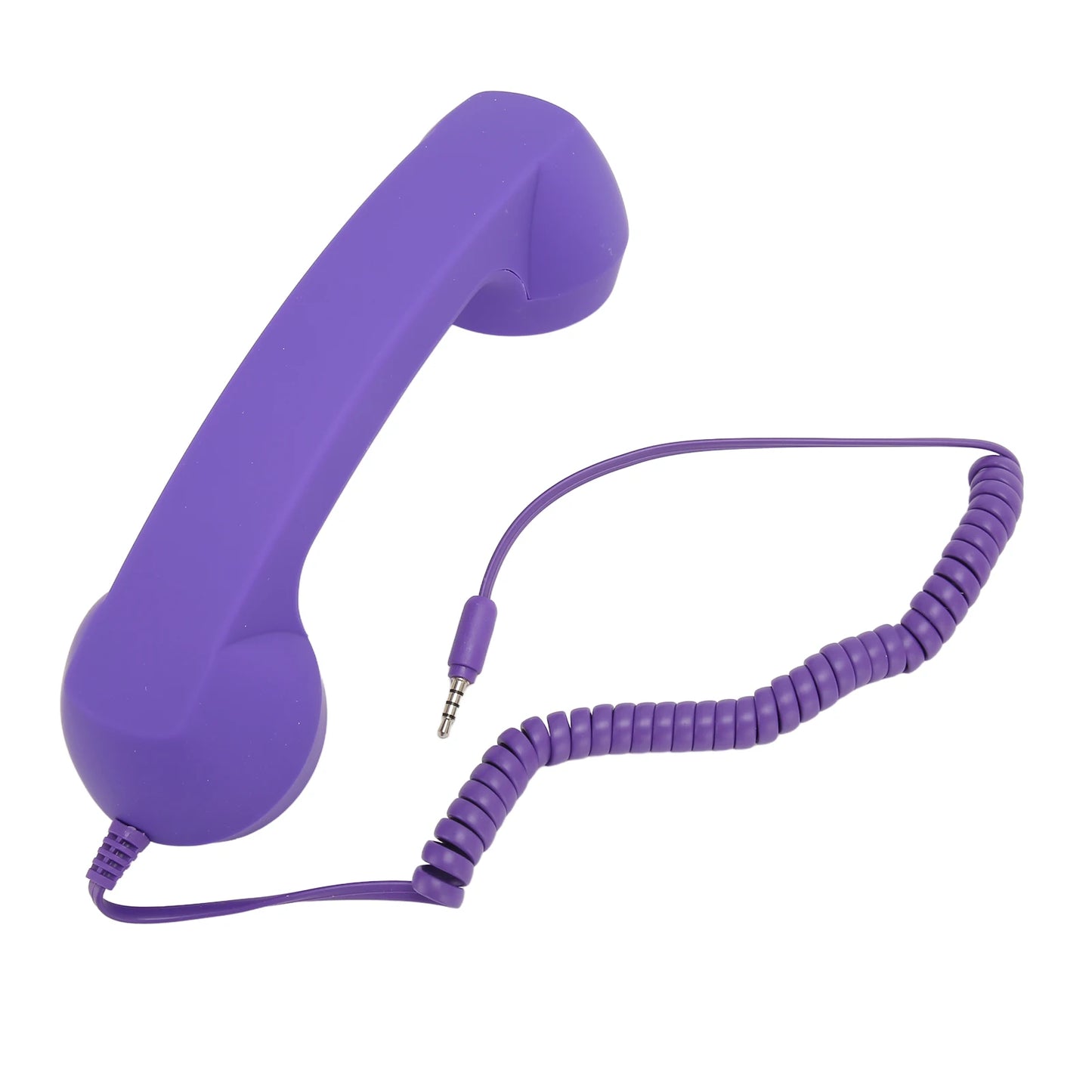 Cell Phone Handset USB C Radiation Proof Vintage Phone Handset with 3.5 Mm Socket for Smartphone 3.5mm Retro Handset
