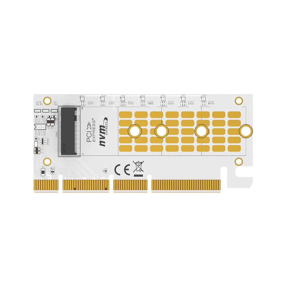 M2 NVME Hard Disk Converter M.2 To PCIE X16 Adapter Card PCI Express 3.0 Riser Card PCIE X16 Support M.2 NVME SSD 2230/42/60/80