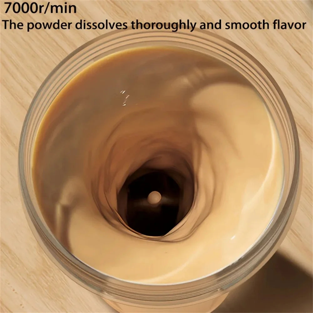 1 Piece/13.53 Oz Portable Charging Electric Stirring Cup Automatic Self Mixing Cup-Sports Cup with Electric Stirring 