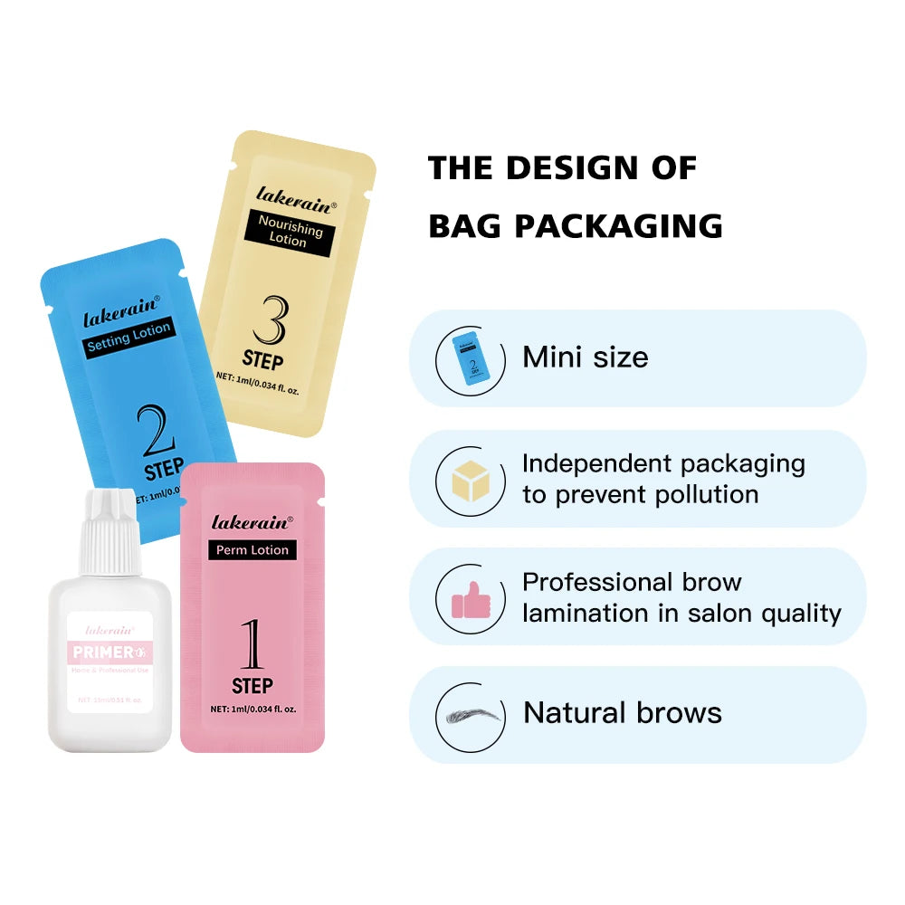 Brow Lamination Kit At Home DIY Eyebrow Lamination Kit Professional Eye Brow Perm Kit Instant DIY Eyebrow Lift Kit for Fuller